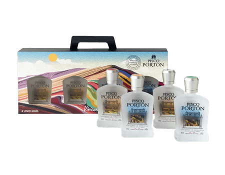 Pisco Porton Vinicunca Pack X4
